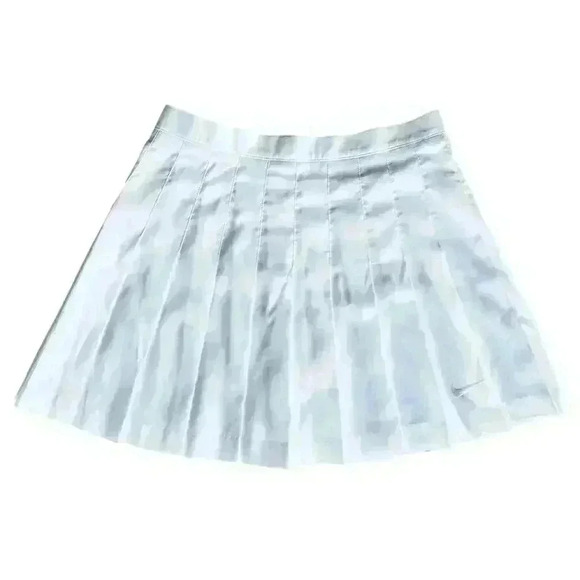 Vintage 90’s NIKE White Pleated Tennis Skirt Women’s Large - Picture 4 of 10